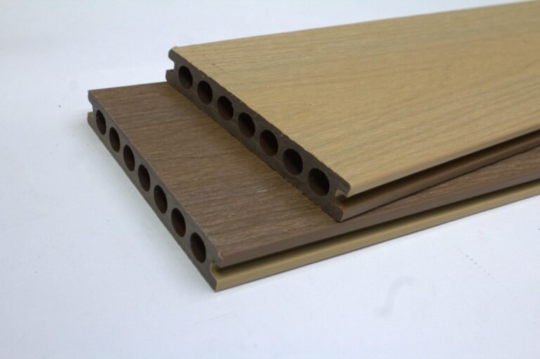 Composite Decking - Teak + Maple